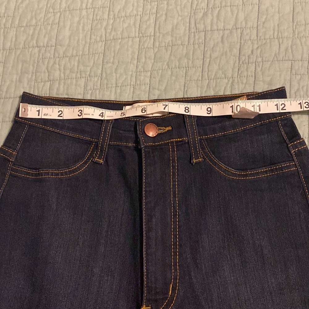 Vibrant M.I.U Women’s 9(W28) Dark Wash Blue Denim High Waist Skinny Jeans USA - Picture 10 of 13